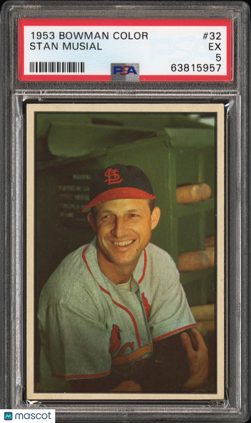 1953 Bowman Color Stan Musial #32 PSA 5