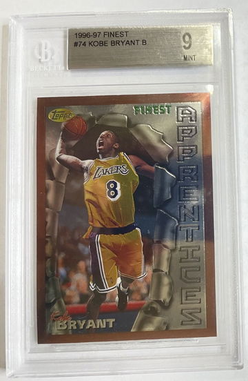 Kobe Bryant 1996 Finest BGS 9
