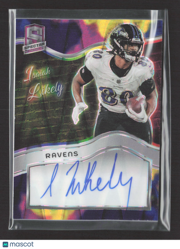 2024 Panini Spectra Prizm Colorgraphs Isaiah Likely #CG-ILY Auto