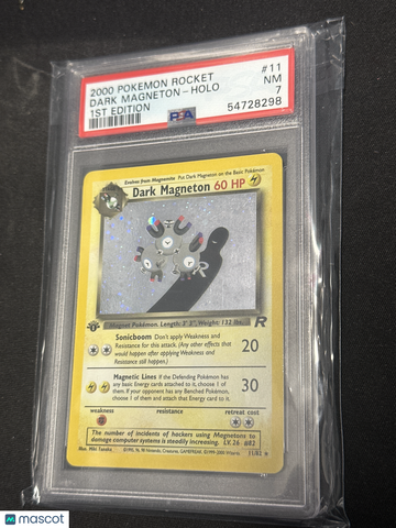 2000 Pokemon Rocket Dark Magneton Holo 1st Edition PSA 7 #11