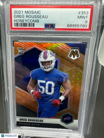 2021 Mosaic Greg Rousseau Honeycomb PSA 9