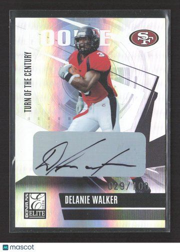 2006 Donruss Elite Turn of the Century Delanie Walker #136 /100