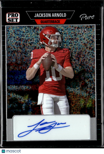 Jackson Arnold 2023 Leaf Pro Set Pure Auto /5 Oklahoma Sooners