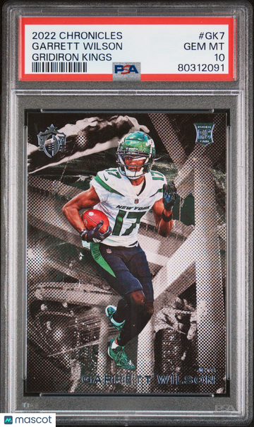 2022 Panini Chronicles Gridiron Kings Garrett Wilson #GK7 PSA 10