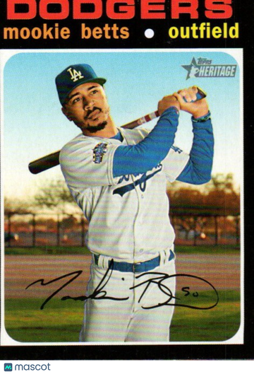 2020 Topps Heritage Mookie Betts #502