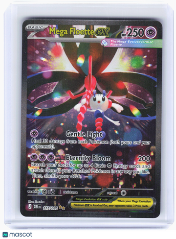 Chaos Rising Mega Floette ex Holo Special Illustration Rare #117/86