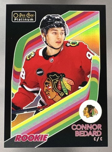2023-24 O-Pee-Chee Platinum Connor Bedard #R-100 Retro Rookie RC