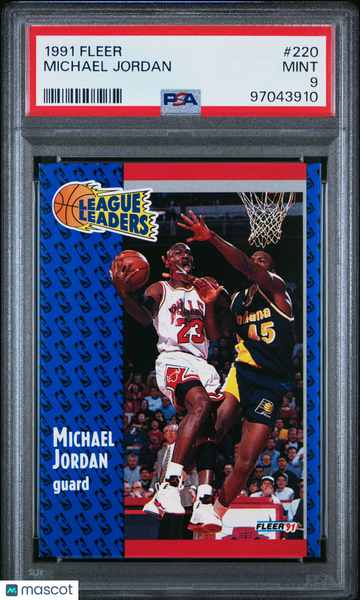 1991 Fleer Michael Jordan #220 PSA 9