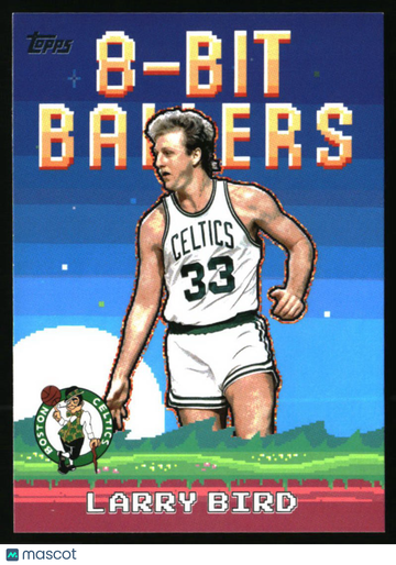 2025-26 Topps Larry Bird #8B-25 8-Bit Ballers Boston Celtics