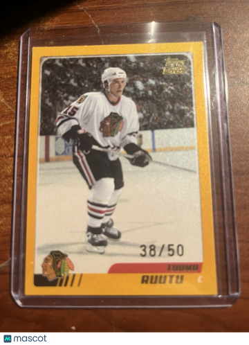 2003/04 O-Pee-Chee Tuomo Ruutu #50 Gold Rookie