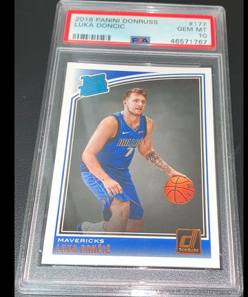 2018 Panini Donruss LUKA DONCIC #177 Rookie Card PSA 10