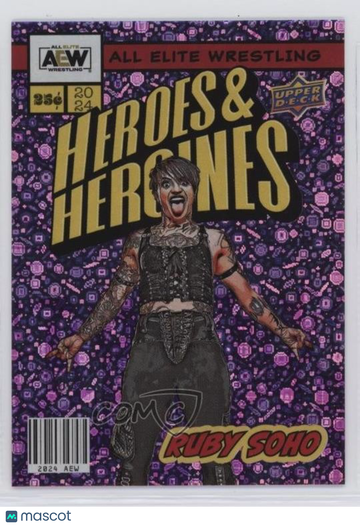 2024 Upper Deck AEW All Elite Wrestling Ruby Soho #AHH-22 Purple 07/25 Parallel/Variety Insert