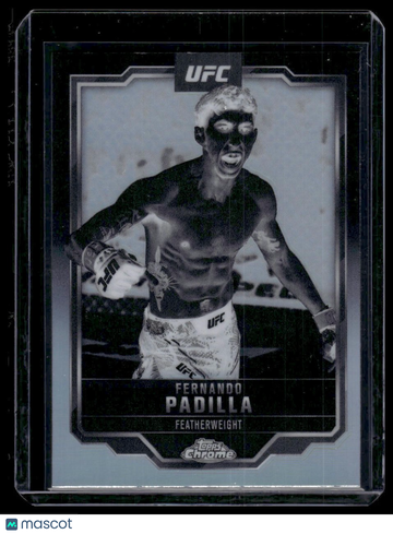 2025 UFC Chrome Fernando Padilla #47 Negative Refractor