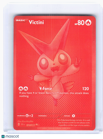 Black Bolt Victini Holo Black White Rare #171
