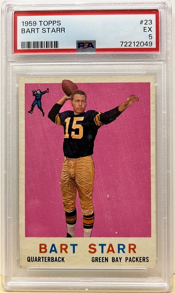 1959 Topps #23 Bart Starr PSA 5