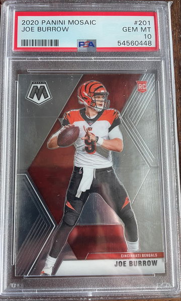 Joe Burrow 2020 Mosaic base PSA 10