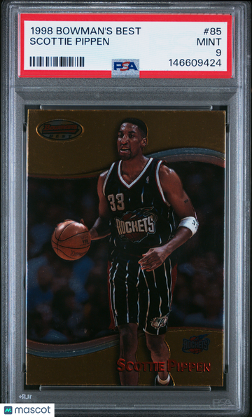 1998 Bowman's Best Scottie Pippen #85 PSA 9