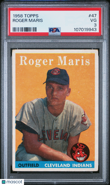 1958 Topps Roger Maris #47 PSA 3