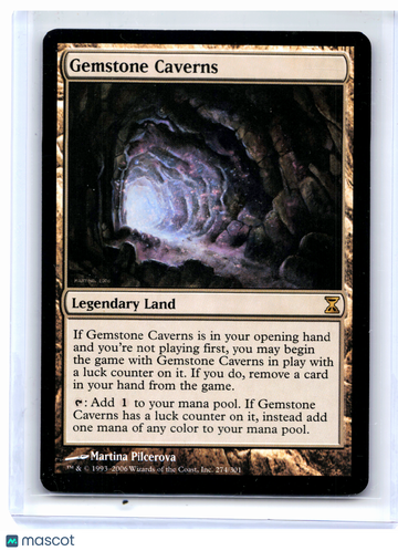 Time Spiral Gemstone Caverns Nonfoil Rare [Moderately Played] #274