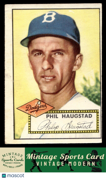1952 Topps Phil Haugstad #198 RC