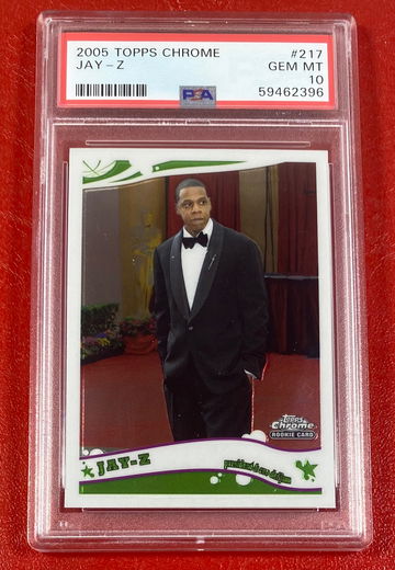 2005 Topps Chrome Jay Z #217 RC Rookie Music Rap Card PSA 10