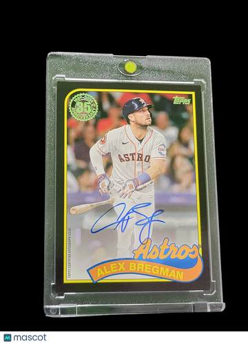 2024 Topps 1989 Topps Baseball Autograph Alex Bregman #89BA-AB Black /99
