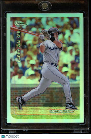 1999 Topps Chrome Larry Walker #340 Refractor Refractor Parallel/Variety Base Set