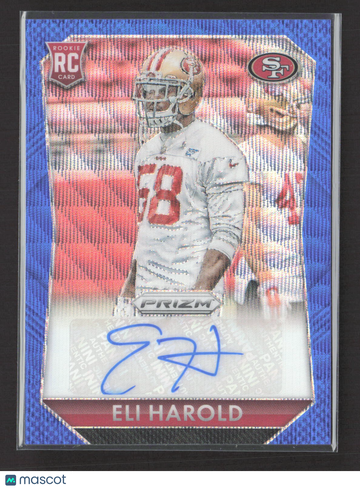 2015 Panini Prizm Football Eli Harold #RS-EH Blue /25 RC