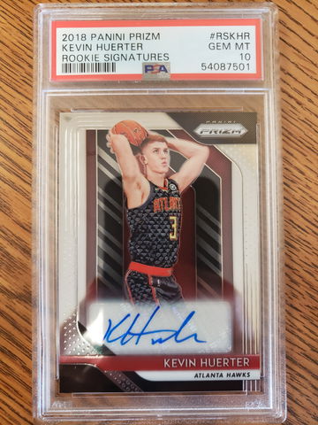 2018 Prizm Kevin Huerter auto PSA 10 🔥🚀