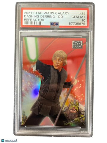 2021 Topps Chrome Star Wars Galaxy Dashing Derring-Do #89 PSA 10
