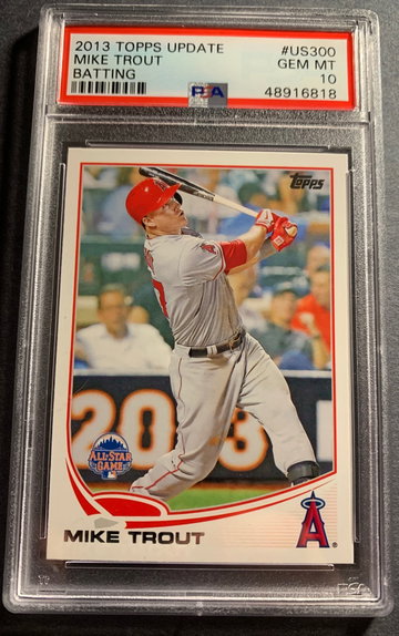 Mike Trout 2013 Topps Update PSA 10