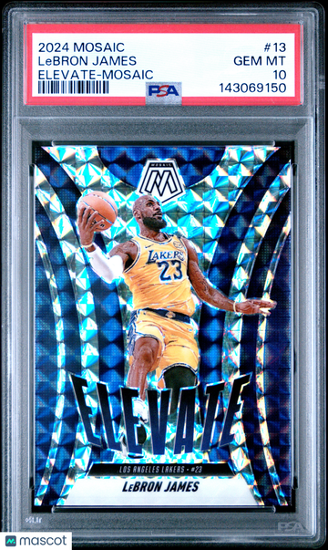 2024 Panini Mosaic Elevate LeBron James #13 MOSAIC PSA 10