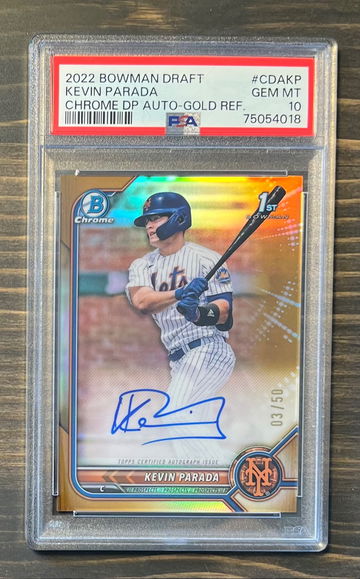 Kevin Parada True Gold PSA 10
