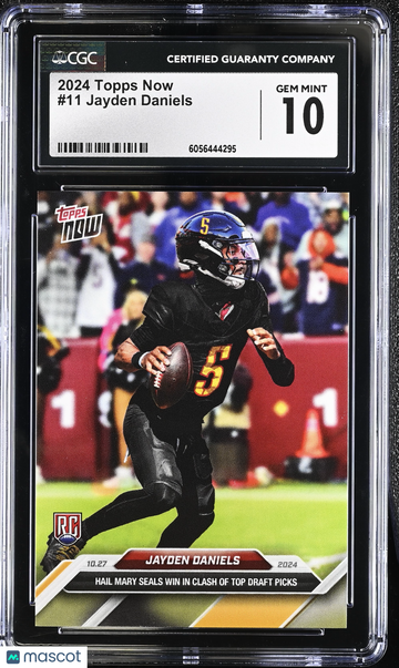 2024 Topps Now Jayden Daniels #11 CGC 10