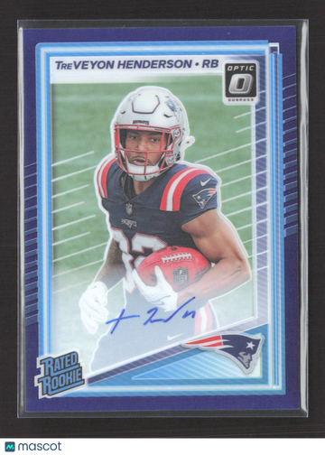 2025 Panini Donruss Optic Prizm TreVeyon Henderson #248 Purple /50