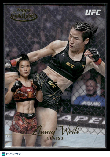 2024 Topps Gold Label UFC Zhang Weili #95 Class 3