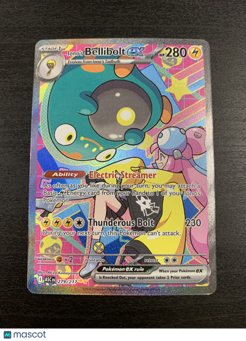 2026 Mega Evolution – Ascended Heroes Iono's Bellibolt EX Holo Secret Rare SAR #279/217