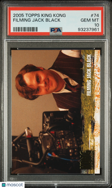 2005 Topps King Kong Jack Black ROOKIE #74 PSA 10
