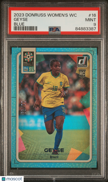 2023 Panini Donruss FIFA Women'S World Cup Geyse #16 Blue PSA 9