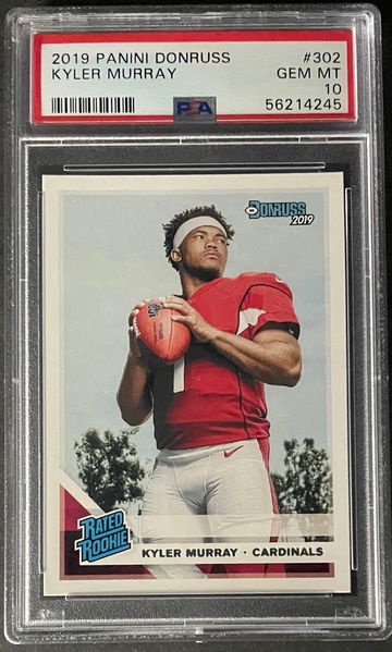 2019 Panini Donruss Kyler Murray Rated Rookie PSA 10 Gem Mint