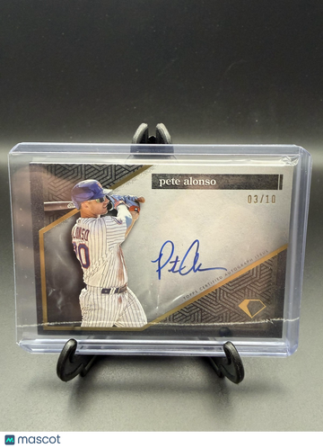 2025 Topps Diamond Icons Pete Alonso #AC-PA Base Autographs Black SN AU