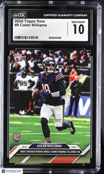 2024 Topps Now Caleb Williams #9 CGC 10