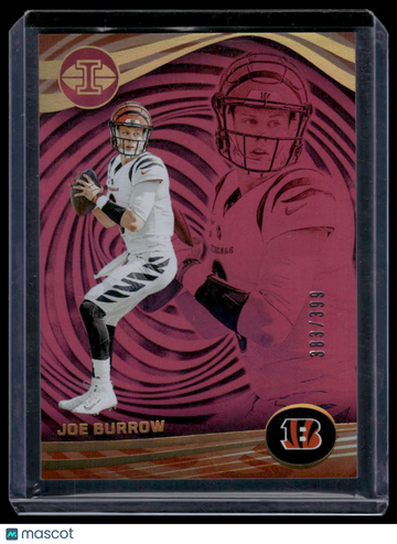 2023 Panini Illusions Joe Burrow #22 Pink Trophy Collection SN