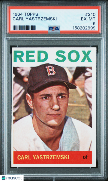 1964 Topps Carl Yastrzemski #210 PSA 6
