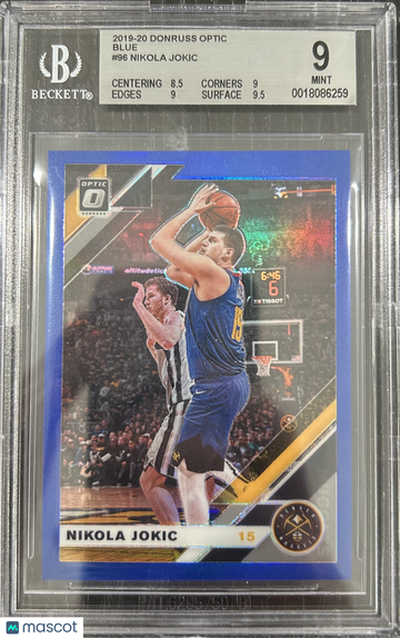 2019 Donruss Optic Blue Nikola Jokic #96 BGS 9