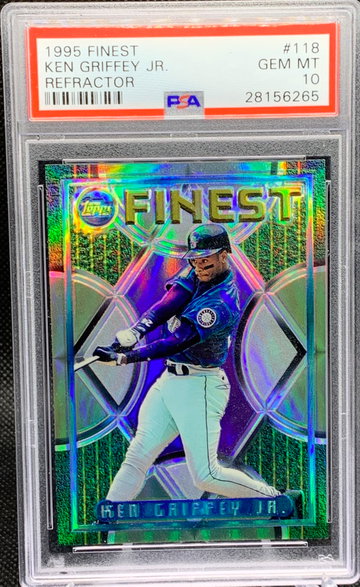 1995 Finest REFRACTOR Ken Griffey Jr PSA 10 GEM MINT!