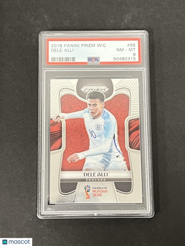 2018 Panini Prizm World Cup Dele Alli #66 PSA 8