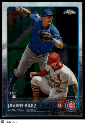 2015 Topps Chrome Javier Baez #89 RC