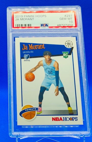 2019 Ja Morant Rookie RC NBA Hoops Tribute PSA 10