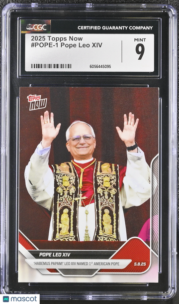 2025 Topps Now #POPE-1 CGC 9